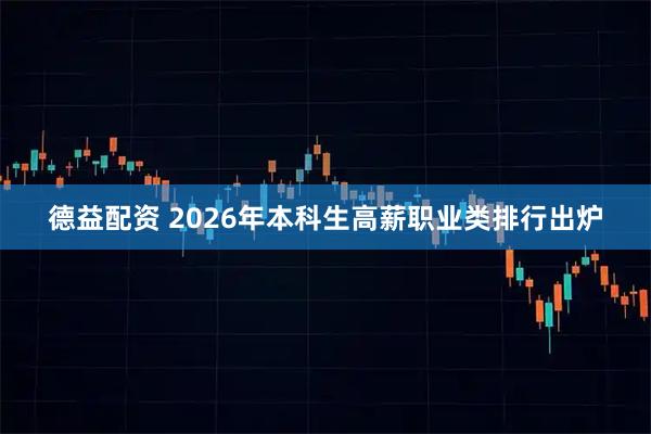 德益配资 2026年本科生高薪职业类排行出炉
